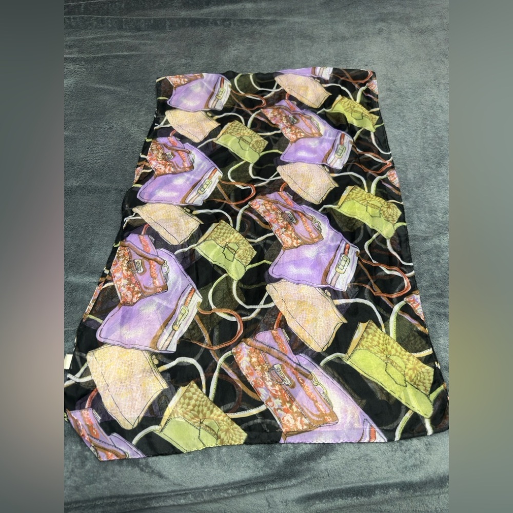 Colorful Patterned Scarf - Picture 2 of 6